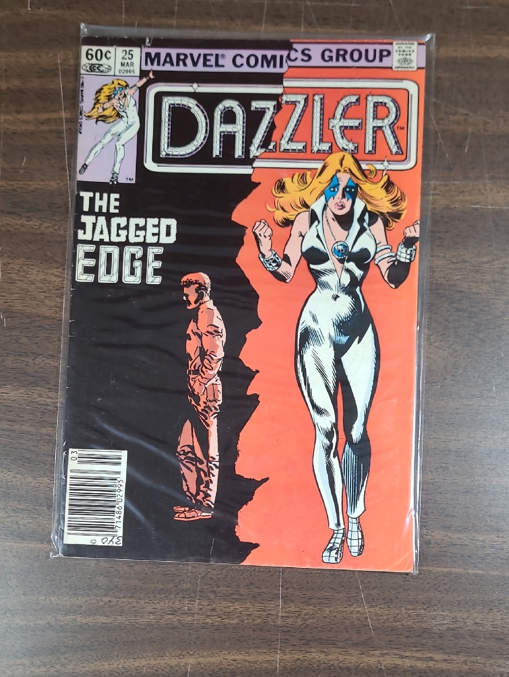 Marvel Dazzler The Jagged Edge Comic Book #25 Bagged 1982